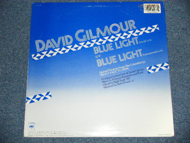 画像: DAVID GILMOUR of PINK FLOYD - BLUE LIGHT ( Ex+++/Ex+++)  / 1984 US AMERICA ORIGINAL "PROMO" Used 12"