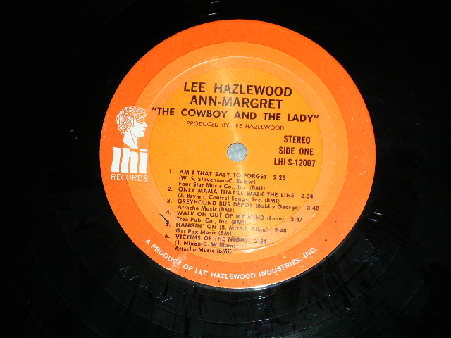 画像: LEE HAZLEWOOD & ANN-MARGRET-  THE COWBOY & THE LADY (Ex++/Ex++) / 1969 US AMERICA ORIGINAL Used LP 