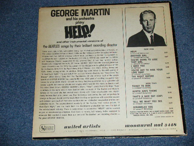 画像: GEORGE MARTIN - PLAY "HELP!"  (VG+++/VG+++ Looks:VG++)  / 1965  US AMERICA ORIGINAL "MONO" Used LP 