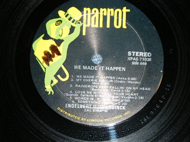 画像: ENGELBERT HUMPERDINCK - WE MADE IT HAPPEN (VG+++/Ex+++ ) /  1970 US AMERICA ORIGINAL Used LP 