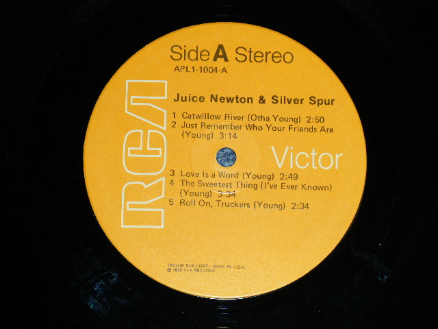 画像: JUICE NEWTON & SILVER SPUR -  JUICE NEWTON & SILVER SPUR (Ex+++/MINT- ) / 1975 US AMERICA ORIGINAL Used LP 