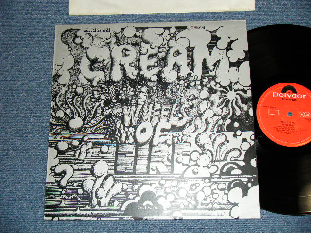 画像1: CREAM - WHEELS OF FIRE - IN THE STUDIO   ( Matrix Number "TYPING STYLE"583033 A//1 ▽420  1 / 53033 B//1 ▽420  05 1 1: 2nd Press "UN SHINNING Cover" : Ex+++/Ex+++ Looks:Ex++ )  / 1968 UK ENGLAND ORIGINAL STEREO  Used LP