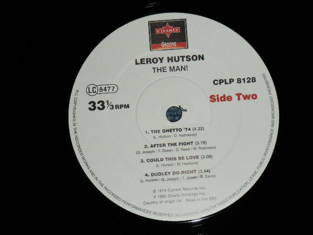 画像: LEROY HUTSON - THE MAN! ( MINT-/MINT)  /1995 EEC REISSUE +JAPAN LINNER & OBI  Used LP with Obi 