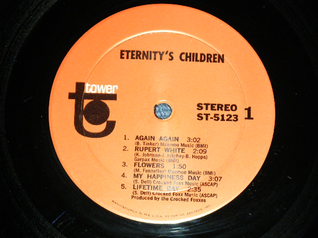画像: ETERNITY'S CHILDREN - ETERNITY'S CHILDREN ( CURT BOETCHER  WORKS !!! : Ex+++/Ex++ ) / 1968 US ORIGINAL STEREO LP  