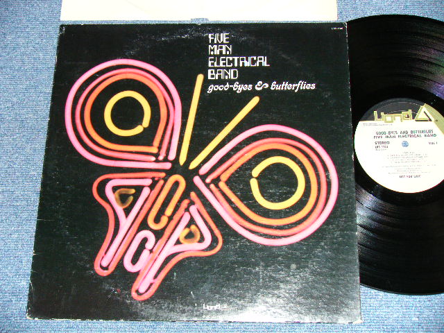 画像1: FIVE MAN ELECTRICAL BAND - GOOD-BYE & BUTTERFLIES ( Ex/Ex+++) / 1970  US AMERICA ORIGINAL "Release from MINOR Label" Used LP