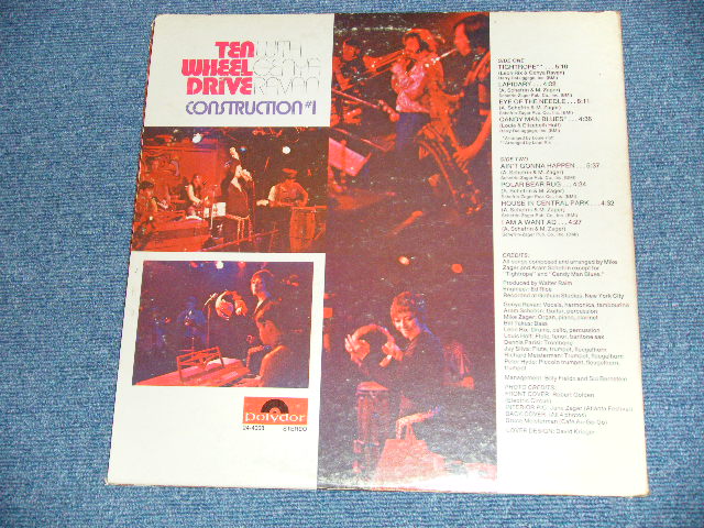 画像: TEN WHEEL DRIVE with GENYA RAVAN  - CONSTRUCTION #1(Ex+/Ex+++ BB) / 1969 US AMERICA ORIGINAL Used LP 