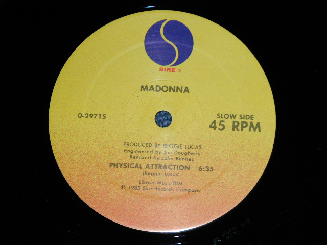 画像: MADONNA - BURNING UP ( Ex/Ex++ ) / 1983 US AMERICA ORIGINAL Used  12"