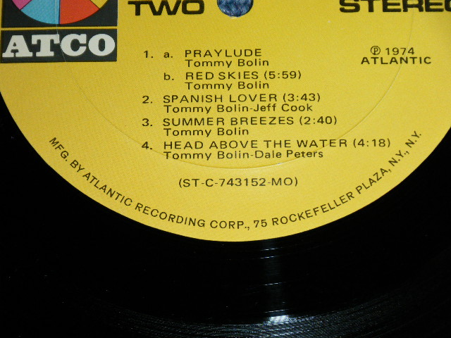 画像: JAMES GANG ( with TOMMY BOLIN) - MIAMI  ( "75 ROCKFELLER Label" Ex++/MINT-) / 1974 US AMERICA ORIGINAL Used LP 