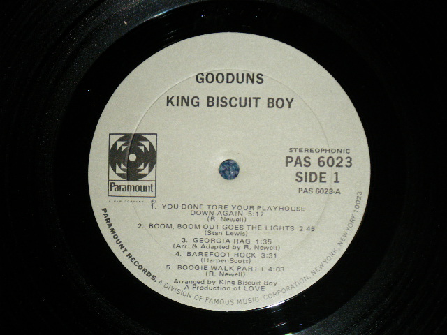 画像: KING BISQUIT BOY - GOODUNS  ( E++/Ex+++ )  / 1971  US AMERICA ORIGINAL  Used LP