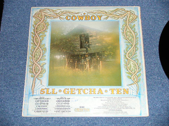 画像: COWBOY - 5'LL GETCHA TEN  ( "1841 B'WAY Label" Ex++/Ex+++) / 1971 US AMERICA ORIGINAL "PINK LABEL"  Used LP 