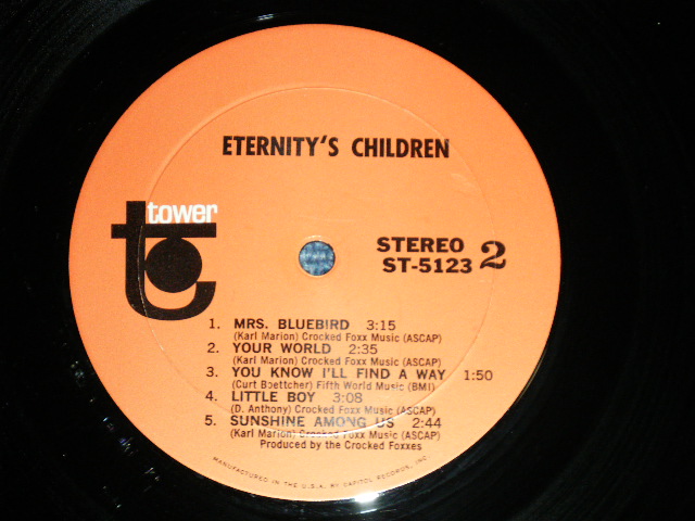 画像: ETERNITY'S CHILDREN - ETERNITY'S CHILDREN ( CURT BOETCHER  WORKS !!! : Ex+++/Ex++ ) / 1968 US ORIGINAL STEREO LP  