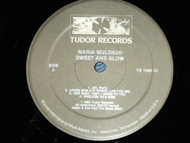画像: MARIA MULDAUR - SWEET AND SLOW  ( Ex++/MINT- )  / 1983  US AMERICA ORIGINAL  Used LP