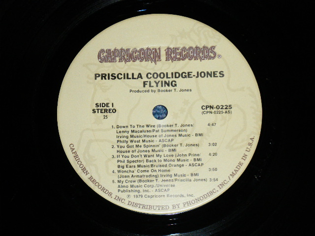 画像: PRISCILLA COOLIDGE-JONES - FLYING (MINT-/MINT-) / 1979 US AMERICA ORIGINAL Used  LP 