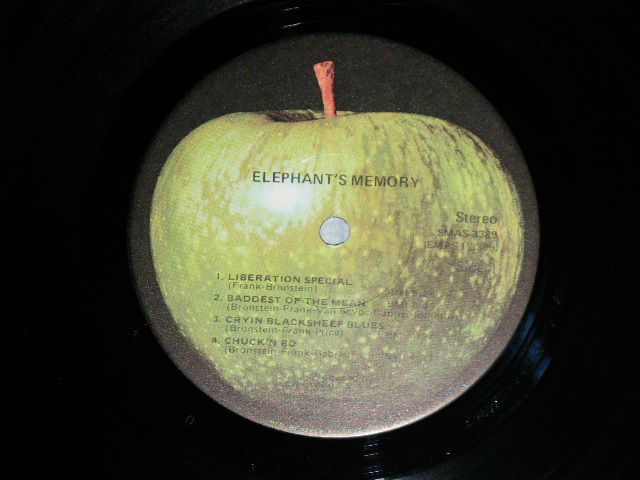 画像: ELEPHANT'S MEMORY -  ELEPHANT'S MEMORY (Produced by JOHN LENNON : Ex+/Ex+++) / 1972 US AMERICA ORIGINAL BB Hole for PROMO  Used  LP 