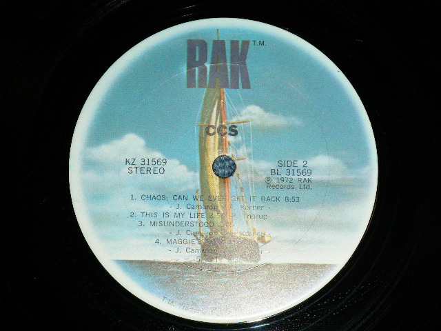 画像: CCS ( MICKIE MOST Produced ) - CCS  ( Ex++/Ex+++ )  / 1972  US AMERICA ORIGINAL "PROMO" Used LP
