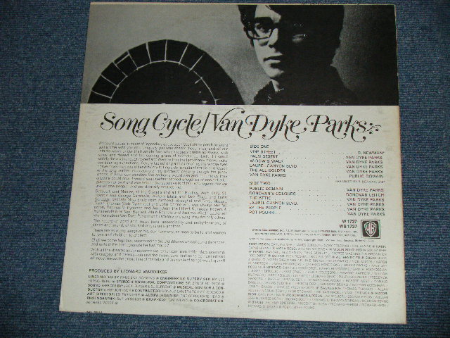 画像: VAN DYKE PARKS - SONG CYCLE (Matrix # A)o 39319-1A 1T A6 B)o 39320-1A 1T C3) "TERRE HAUTE Press in INDINA"(Ex/Ex+++)  / 1968-69 Version US AMERICA  2nd Press Press "GREEN with 'W7' on Label"  Used LP 