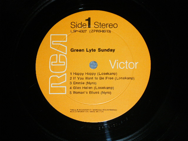 画像: GREEN LYTE SUNDAY - GREEN LYTE SUNDAY (Soft Psyche!! Ex/Ex++ )   / 1970 US AMERICA  ORIGINAL  Used LP 