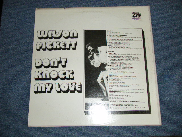 画像: WILSON PICKETT -  DON'T KNOCK MY LOVE ( Ex+/Ex+++ )  / 1971 US AMERICA  ORIGINAL 1st Press "1841 BROADWAY" Label  Used   LP  