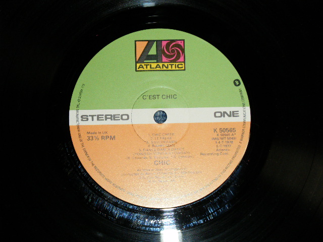 画像: CHIC -  CEST CHIC ( Ex++/MINT- ) / 1978 UK ENGLAND  ORIGINAL Used LP 
