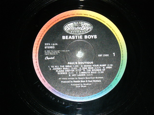 画像: BEASTIE BOYS - PAUL'S BOUTIQUE ( Ex+++/Ex+++)   / 1989 US AMERICA ORIGINAL Used LP