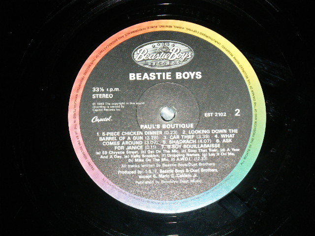 画像: BEASTIE BOYS - PAUL'S BOUTIQUE ( Ex+++/Ex+++)   / 1989 US AMERICA ORIGINAL Used LP