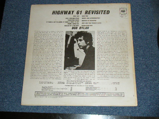 画像: BOB DYLAN -  HIGHWAY 61 REVISITED (Matrix # A)A-1  / B)B-2 : Ex++/Ex++ )  / 1965 UK ENGLAND  ORIGINAL  STEREO  Used LP)