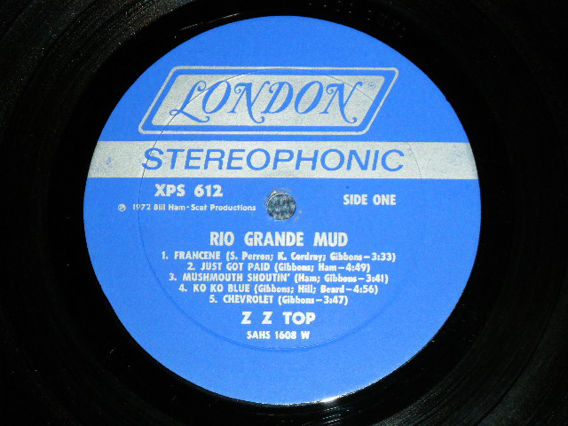 画像: ZZ TOP -  RIO GRANDE MUD ( Ex+/Ex++ )  / 1972 US AMERICA ORIGINAL Used LP