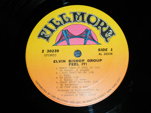 画像: ELVIN BISHOP - FEEL IT! ( Ex+/Ex+++ ) / 1970 US AMERICA  ORIGINAL Used LP 