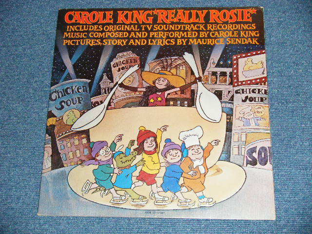 画像: CAROLE KING - REALLY ROSIE (Ex++Ex++ Looks:Ex+)  / 1975 US AMERICA ORIGINAL "PROMO" Used LP