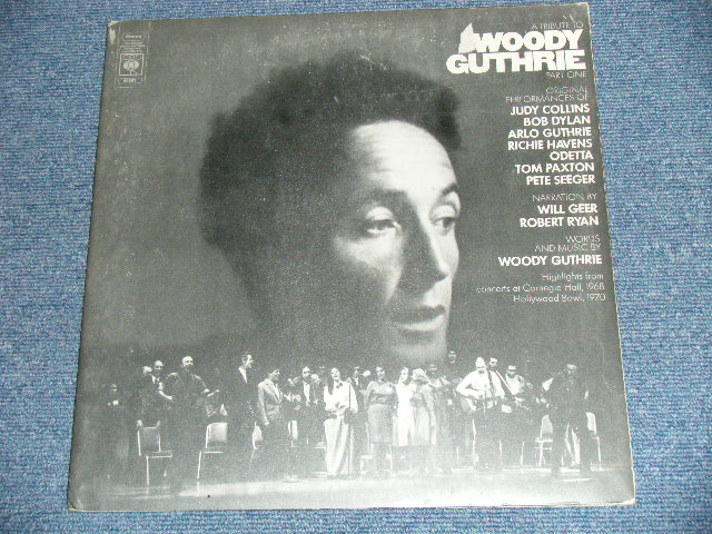 画像: V.A. OMNIBUS ( JUDY COLLINS,BOB DYLAN,ARLO GUTHRIE,RICHIE HAVENS,ODETTA,TOM PAXTON,PETE SEEGER ) - A TRIBUTE TO WOODY GUTHRIE  (Ex+/Ex++) / 196?  UK ENGLAND  ORIGINAL Used LP