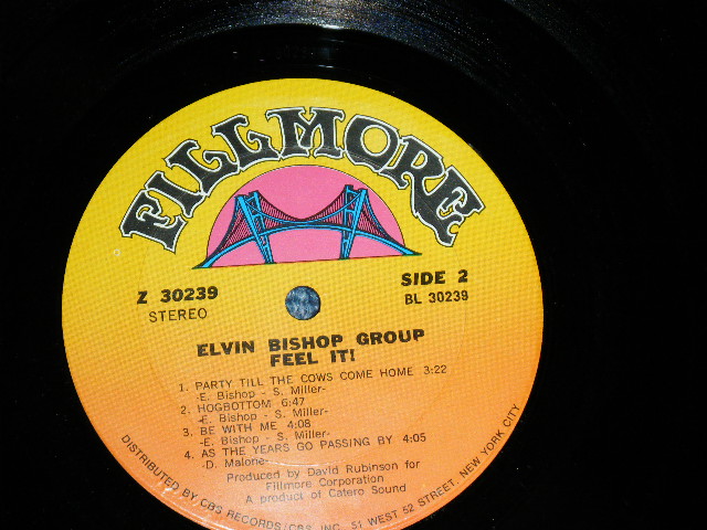 画像: ELVIN BISHOP - FEEL IT! ( Ex+/Ex+++ ) / 1970 US AMERICA  ORIGINAL Used LP 