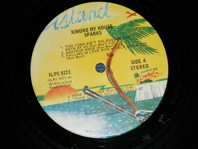 画像: SPARKS - KIMONO MY HOUSE  ( Ex+++/MINT-)  / 1974  US AMERICA ORIGINAL  Used LP