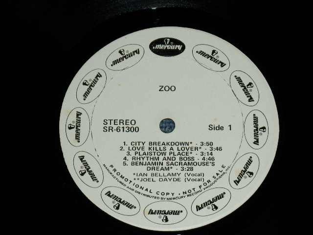 画像: ZOO - ZOO ( FUNKY & PSYCHE  BRASS ROCK! )  ( VG++/Ex+++ ) / 1970 US AMERICA  ORIGINAL 1st Press "WHITE LABEL PROMO" Used LP