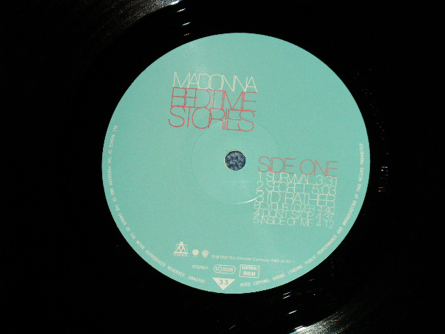 画像: MADONNA -  BED TIME STORY ( Ex+++/Ex++ Looks:Ex+) /  1994  GERMAN GERMANY ORIGINAL Used LP