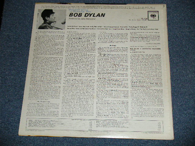 画像: BOB DYLAN -  BOB DYLAN : DEBUT ALBUM ( Matrix # A)1E / B)1E : Ex++,Ex+/Ex+ Looks:Ex) /  1963  US ORIGINAL 2nd Press "GURANTEED HIGH FIDELITY Label" MONO  Used LP