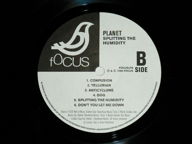 画像: PLANET - SPLITTING THE HUMIDITY ( BRAND NEW)  / 1995  UK ENGLAND  ORIGINAL "Brand New"  LP  