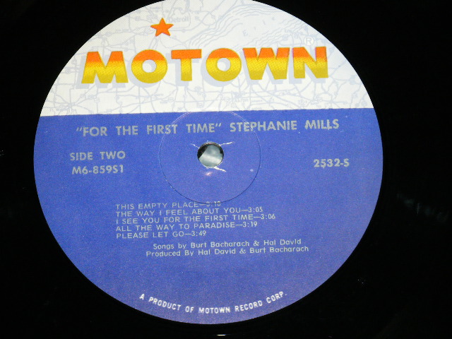 画像: STEPHANIE MILLS - FOR THE FIRST TIME : Writen & Produced by Burt Bacharach & Hal David  ( Ex+++/Ex+++) /  1975 US AMERICA  ORIGINAL Used LP 