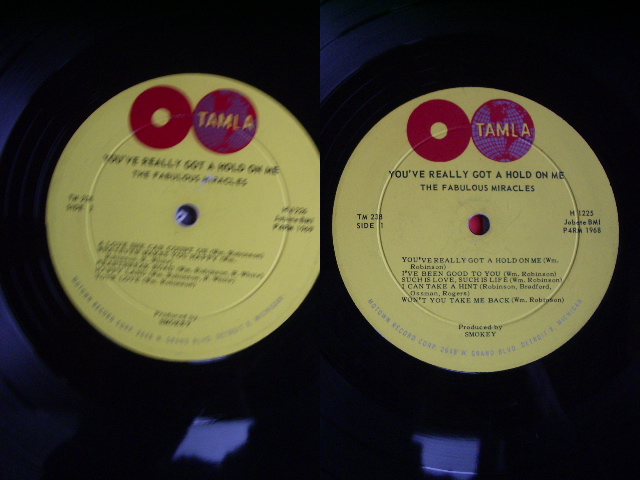 画像: MIRACLES - THE FABULOUS MIRACLES ( VG+++/VG++ ) / 1963 US AMERICA ORIGINAL MONO Used  LP 