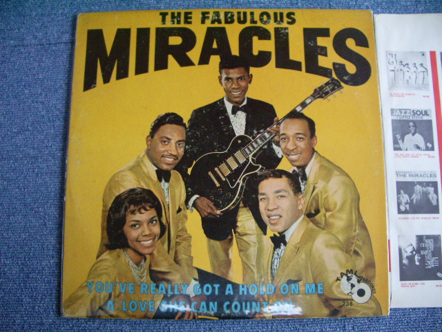 画像1: MIRACLES - THE FABULOUS MIRACLES ( VG+++/VG++ ) / 1963 US AMERICA ORIGINAL MONO Used  LP 