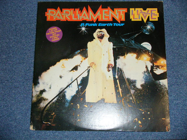 画像: PARLIAMENT - LIVE : P-FUNK EARTH TOUR  "with 2xPOSTERS & IRON PRINT" ( Ex+/Ex+++ ) /  1977 US AMERICA  ORIGINAL Used 2 LP's