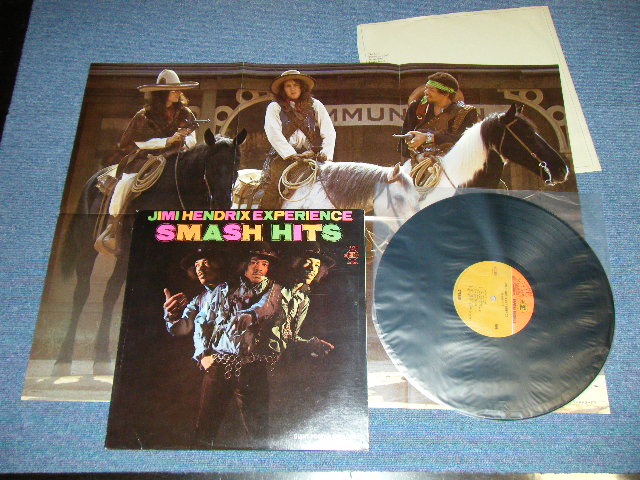 画像1: JIMI HENDRIX - SMASH HITS ( With POSTER : Ex++/Ex+++)  / 1969 US AMERICA ORIGINAL "ORANGE & BROWN label"  Used LP
