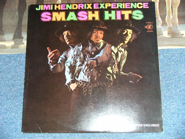 画像: JIMI HENDRIX - SMASH HITS ( With POSTER : Ex++/Ex+++)  / 1969 US AMERICA ORIGINAL "ORANGE & BROWN label"  Used LP