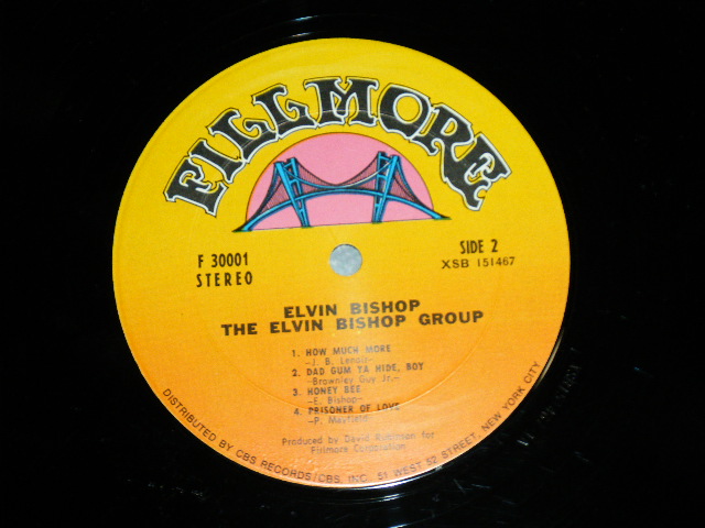 画像: ELVIN BISHOP - THE ELVIN BISHOP GROUP ( Ex/MINT- ) / 1969 US AMERICA  ORIGINAL Used LP 