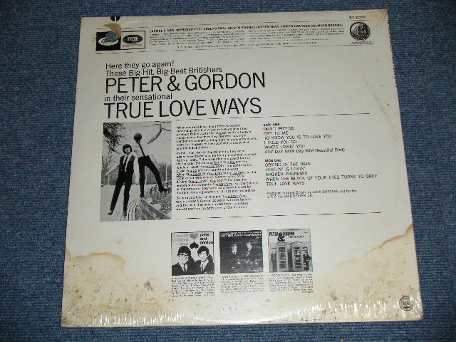 画像: PETER AND GORDON - TRUE LOVE WAYS (SEALED) / 1965 US AMERICA ORIGINAL STEREO "BRAND NEW SEALED" LP 