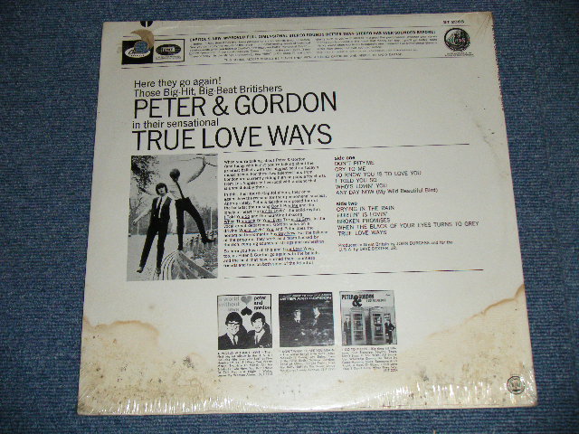 画像: PETER AND GORDON - TRUE LOVE WAYS (SEALED Water Damaged) / 1965 US AMERICA ORIGINAL STEREO "BRAND NEW SEALED" LP 