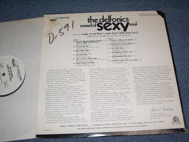 画像: DELFONICS - SOUND OF SEXY SOUL (Ex+/MINT-) / 1968 US AMERICA ORIGINAL "WHITE LABEL PROMO" Used LP