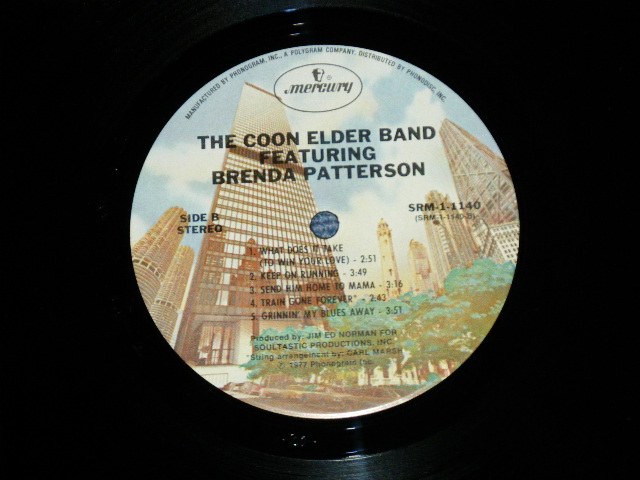 画像: THE COON ELDER BAND - FEATURING BRENDA PATTERSON ( Ex+++/Ex+++) / 1977 US AMERICA ORIGINAL Used LP 