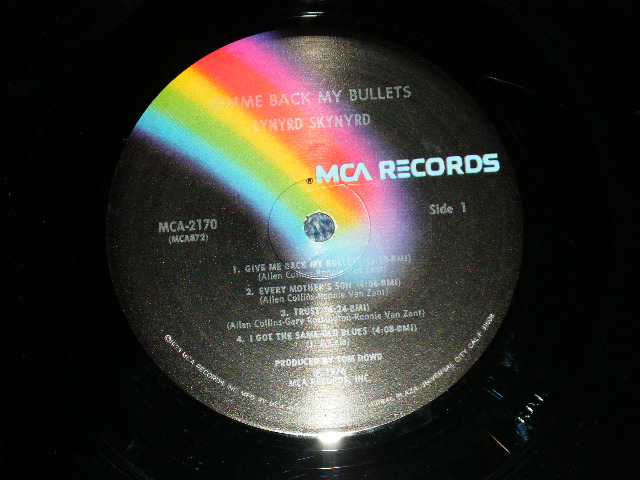 画像: LYNYRD SKYNYRD -  GIMME SOME BACK MY BULLETS (Ex+/Ex+++) / 1976 US AMERICA ORIGINAL Used LP 