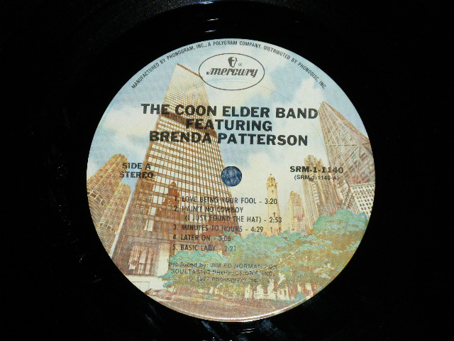 画像: THE COON ELDER BAND - FEATURING BRENDA PATTERSON ( Ex+++/Ex+++) / 1977 US AMERICA ORIGINAL Used LP 