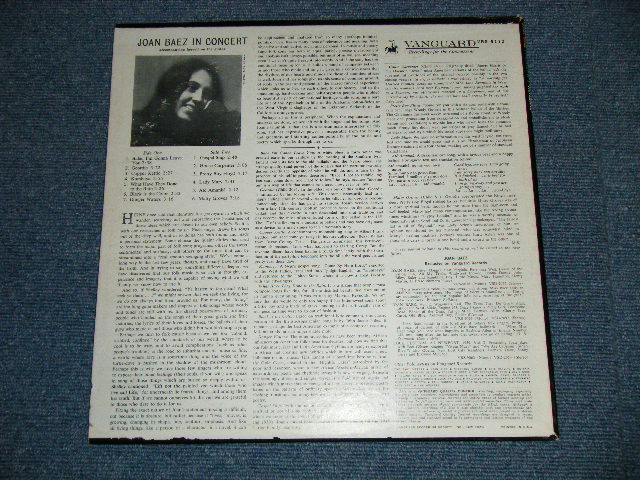 画像: JOAN BAEZ - IN CONCERT ( Ex++/Ex+++)  / 1962 US AMERICA ORIGINAL 1st Press "MAROON Label"  MONO Used LP 